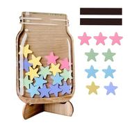 Pot De Récompense Verre De Récompense Magnétique en Classe Pot De Récompense 25 Étoiles Verre De Récompense Comportementale pour Étudiants Garçons Et Filles Adapté À L'école