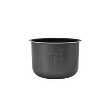 Pot De Riz Antiadhésif De 1,6/3/4/5/6 L, Accessoires Intérieurs En Cristal Noir, Pièces De Cuisinière Uniquement, Compatibles Avec Midea, Doublure D'autocuiseur Électrique(4L21.9 * 12.8)