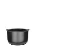 Pot De Riz Antiadhésif De 1,6/3/4/5/6 L, Accessoires Intérieurs En Cristal Noir, Pièces De Cuisinière Uniquement, Compatibles Avec Midea, Doublure D'autocuiseur Électrique(18 * 10.4)
