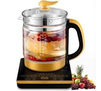 Pot de santé entièrement automatique de 1,8 L, bouilloire thermostatique avec écran tactile, maintien au chaud à température variable, réservation intelligente et filtre à thé pour thé et café