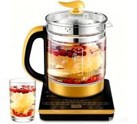 Pot de santé multifonction entièrement automatique de 1,8 L, bouilloire électrique avec écran tactile, température variable, maintien au chaud, réservation intelligente, pour thé et café