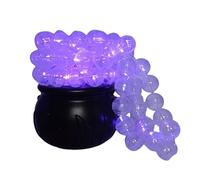 Pot De Sorcière D'Halloween | Halloween Witch Cauldron Kettle Candy Holder | Pot De Balle Transparent Décoratif Pour Fêtes Sur Le Thème Des Sorcières, Décoration De Table Effrayante, Truc De Tour Ou D