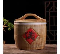 Pot de Stockage de Riz Domestique, récipient de Stockage de Riz en céramique, Pot de Stockage de Nourriture, Stockage de céréales et de Riz adapté aux céréales, à la Farine, au suc