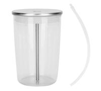 Pot De Tasse De Lait En Verre, Mousseur De Lait for Yurui, Compatible Avec Le Café Jura, Machine HP3/1/2, Accessoires for Tuyau De Mousseur De Lait ENA8 Z6X3X7, Tuyau