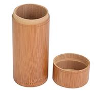 Pot de the en bambou Portable Tube de bambou scelle boîte de rangement de the Support de stockage boîte de recipient Seau de the de reveil(M)