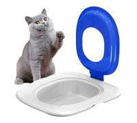 Pot de toilette hygiénique pour chat | Boîte à litière pour chat - Outil d'apprentissage pour apprendre aux félins à utiliser la salle de bain humaine - Solution