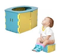 Pot de toilette portable pour bébé, pot pliable pour enfants, siège de toilette pliable, pots de voyage pour tout-petits, pot d'entraînement portable réutilisable pour tout-petits