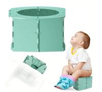 Pot de toilette portable pour bébé, pot pliable pour enfants, siège de toilette pliable pour enfants, pots de voyage pour tout-petits, pots de voyage pliants pour bébé, entraînement réutilisable et