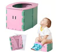 Pot de toilette portable pour bébé, pot pliable pour enfants, siège de toilette pliable pour enfants, pots de voyage pour tout-petits, pots de voyage pliants pour bébé, entraînement réutilisable et