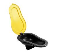 Pot de toilette temporaire portable pour camping, voyage, urgences, pot de travail, seau épais pour travailleurs, voiture, voyage, toilettes temporaires avec couvercles