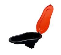 Pot de toilette temporaire portable pour camping, voyage, urgences, pot de travail, seau épais pour travailleurs, voiture, voyage, toilettes temporaires avec couvercles