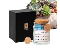 Pot de versets bibliques, ornement d'affirmation de bureau, pot de versets d'écriture de prière religieuse en verre pour famille chrétienne, maison, église, Noël, Pâques, baptême, cadeau adulte, décor