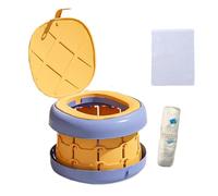 Pot De Voyage Enfant - Outil Confortable D'apprentissage Avec Anti-Dérapant - Réducteur De Toilettes Portable Pour Enfant,Pour Lors Des Déplacements En Voiture Camping Et Activités D'Extérieur Et