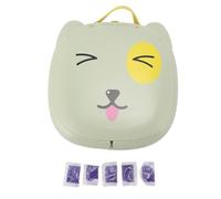 Pot de Voyage pour Enfants, Design de Dessin animé Mignon, Pliable, Portable, Toilettes Anti-fuite pour Tout-petits, pour Voiture, Camping, Voyage (GREEN)