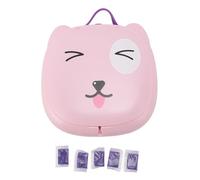 Pot de Voyage pour Enfants, Design de Dessin animé Mignon, Pliable, Portable, Toilettes Anti-fuite pour Tout-petits, pour Voiture, Camping, Voyage (PINK)