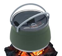 Pot d'eau pliable, bouilloire portable pour camping | Pot de voyage en silicone, bouilloire portable pour randonnée et camping, bouilloire de voyage pliable pour le camping en plein air, ou