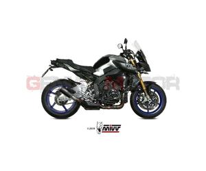 Pot D'echappament Cat MIVV MK3 Noir Inox Noir pour YAMAHA MT-10 2016 > 2022
