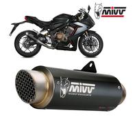 MIVV Échappement GP Pro Slip-On H.072.LXBP pour Honda CBR 650 R 2019-2023 Noir