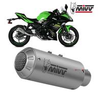 Mivv Mk3 Kawasaki Ninja 650/z650 2017-23 K.044.sm3x Not Homologated Full Line System Argenté Not Homologated