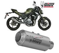 Mivv Mk3 Kawasaki Ninja 650/z650 2017-23 K.044.sm3x Not Homologated Full Line System Argenté Not Homologated