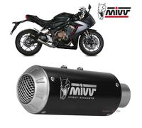 Pot D'Echappament Complet MIVV MK3 Noir Inox Noir HONDA CBR 650 R 2019 > 2023