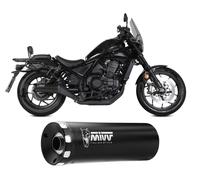 Silencieux Slip-On Noir MIVV Hr-1 Homologué pour Honda 1100 Cmx Rebel DCT