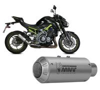 Pot d'Echappament Mivv MK3 Acier Inox KAWASAKI Z900 A2 (35 KW/70 KW) 2017 > 2026