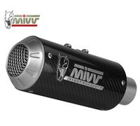 Mivv Mk3 Kawasaki Ninja 125/z125 2019-24 K.048.sm3c Not Homologated Slip On Muffler Argenté Not Homologated