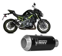 Pot d'Echappament Mivv MK3 Inox Noir KAWASAKI Z900 A2 (35 KW/70 KW) 2017 > 2026