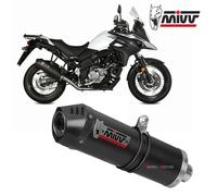 MIVV POT ECHAPPEMENT + HOM NOCAT OVAL CARBON C SUZUKI DL V-STROM 650 2021 21