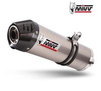 Mivv Oval Bmw R 1200 Gs/adventure 2008-09 B.004.lnc Homologated Slip On Muffler Argenté Homologated