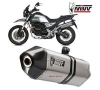 Pot D'Echappament MIVV Speed Edge Inox kat pour MOTO GUZZI V85 TT 2019 > 2023