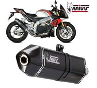 MIVV Silencieux Slip-On Speed Edge Noir pour Aprilia Tuono V4 1100 RR 2018-2020