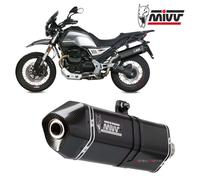 Pot D'Echappament MIVV Speed Edge Noir Inox kat MOTO GUZZI V85 TT 2019 > 2023