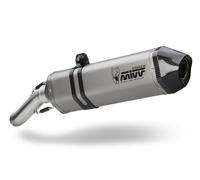 Mivv Speed Edge Bmw R 1200 Gs/adventure 2008-09 B.004.lgs Homologated Slip On Muffler Argenté Homologated