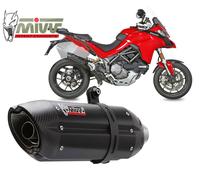SILENCIEUX MIVV SPORT SOUND INOX NOIR POUR MULTISTRADA 1260 2018-2020