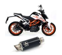 Arrow Dark Gp2 Ktm Duke 125 ´17-20 Homologated Muffler Argenté Homologated