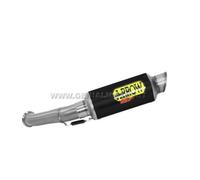 Arrow Silencieux d'échappement Dark GP2 Homologué Argenté KTM Duke 125 2017-2020