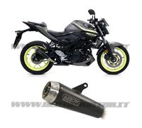 Silencieux Arrow Slip-On Pro-Race Nichrom Dark pour Yamaha 321 YZF R3 2015-2024