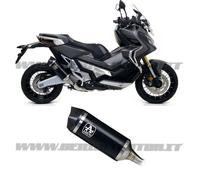 Arrow Silencieux Non Homologué Race-tech Aluminium Dark With Carbon End Cap / Short Version Honda X-adv 750 ´17-23