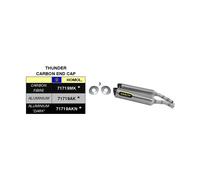 Pot D'Échappement ARROW Slip-On Thunder Carbone pour Yamaha 1000 YZF R1