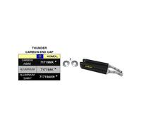 Pot D'Échappement ARROW Slip-On Thunder Noir pour Yamaha 1000 YZF R1 2007-2008