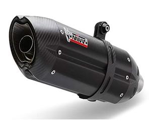 Pot d'échappement complet 2 x 1 MIVV son acier noir VERSYS 650 2015-2018