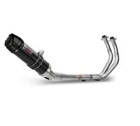 Mivv Gp Yamaha Mt-07/fz-07 2014-2024 Homologated Full Line System Argenté Homologated