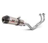 Mivv Oval Kawasaki Ninja 650/z650 2017-23 K.044.l4c Homologated Full Line System Argenté Homologated