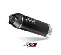 POT D'ECHAPPEMENT COMPLET AK-1 INOX NOIR-CARBONE MIVV POUR HONDA CBR 650 R 2024-