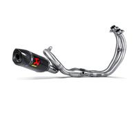 Pot D'Échappement Complet AKRAPOVIC Racing Carbone pour Yamaha 700 Tracer 7