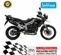 Pot D'Échappement Complet LeoVince Noir Acier Inoxydable Slip-On TRIUMPH Tigre