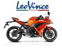 Pot D'Échappement Complet LeoVince Underbody Ninja 650 2019 Inox/Carbone