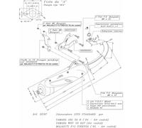 Leovince Sito Yamaha Jog R 50 04/why 50 Kat 98 0597 Homologated Full Line System Argenté Homologated